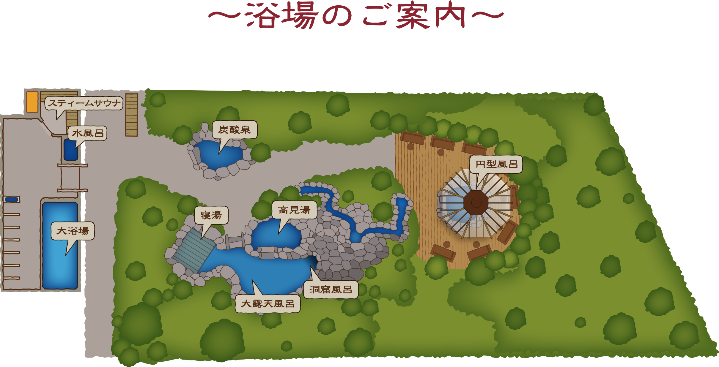 浴場のご案内